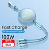 3-in-1 Retractable Charging Cable