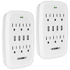 6 Outlet Wall Plug Extender with 4 USB Ports machine