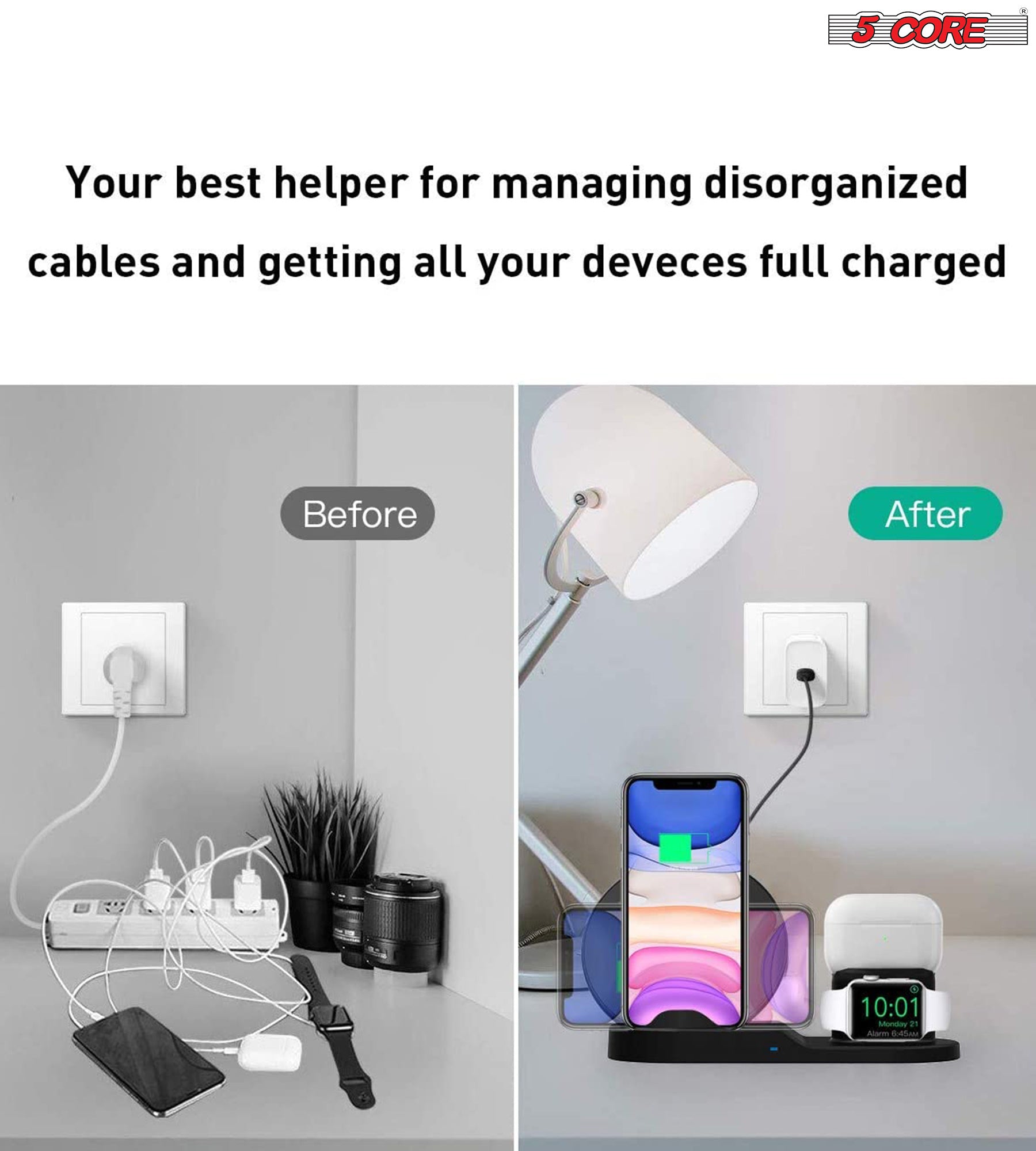 Wireless 3in1 Fast Charge Stand